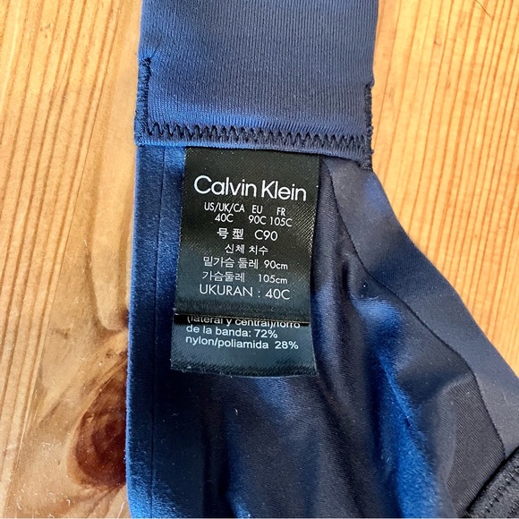 Calvin Klein Perfectly Fit Bra - Black, 40C NWT - Picture 7 of 7